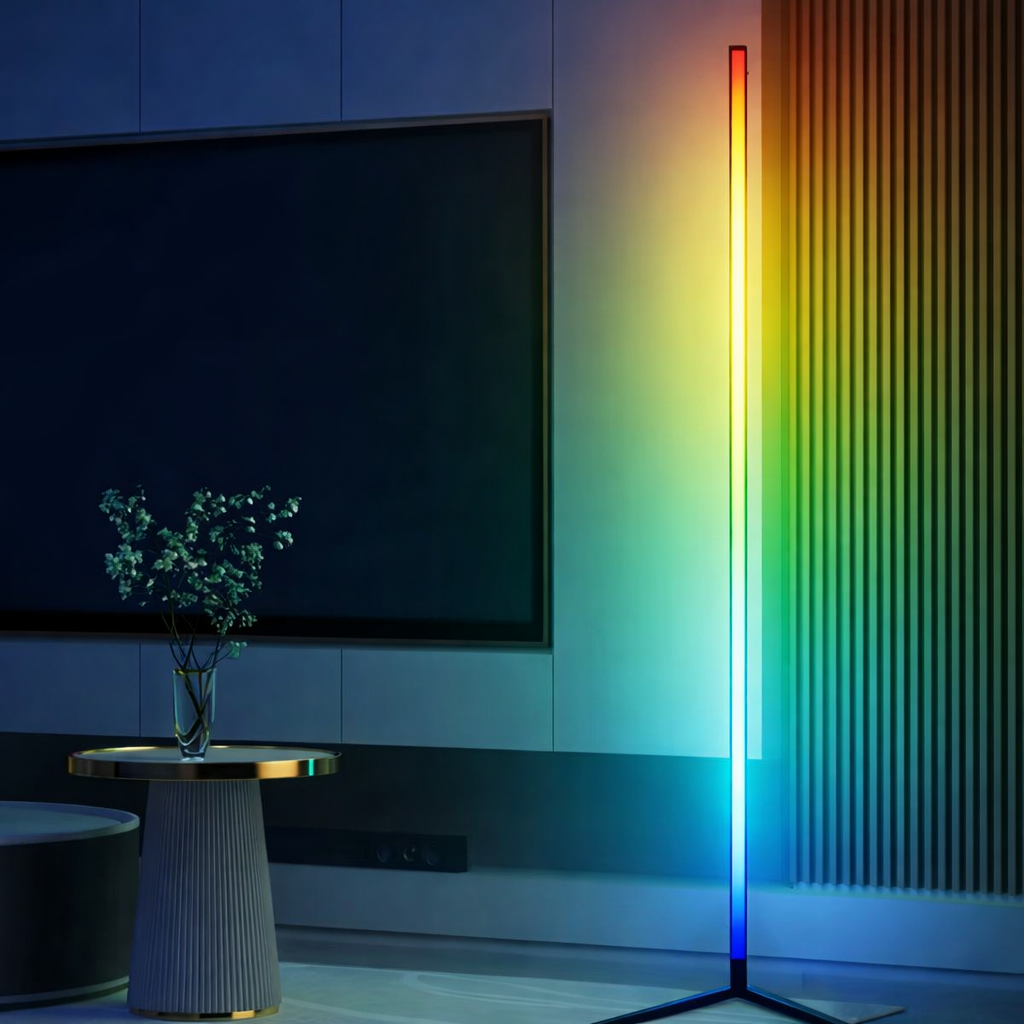 RGB LED Floor Lamp – Mood &amp; Music Lighting