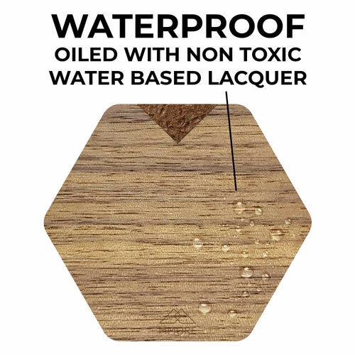 Wooden Coasters - American Walnut / Set of 4 coasters