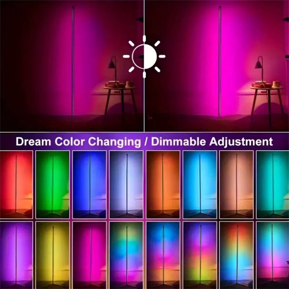 RGB LED Floor Lamp – Mood &amp; Music Lighting
